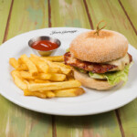 Kids chicken burger